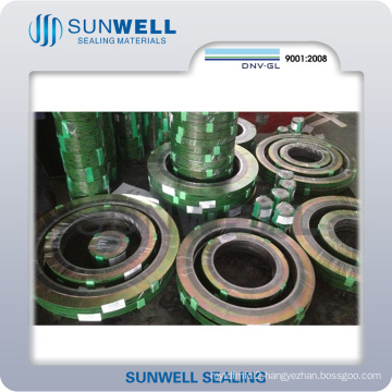 Spiral Wound Gasket with Inner and Outer Rings